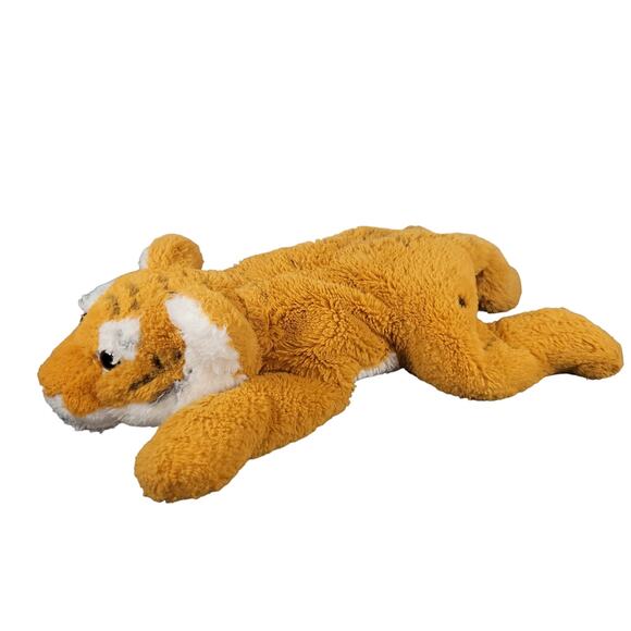 FAO Schwarz 15" Plush Tiger Stuffed Animal Toy Soft Orange White - Picture 2 of 16